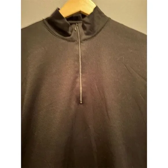 Marmot Men's Large Black Lightweight 1/2 Zip Pullover Long Sleeve - Picture 2 of 8